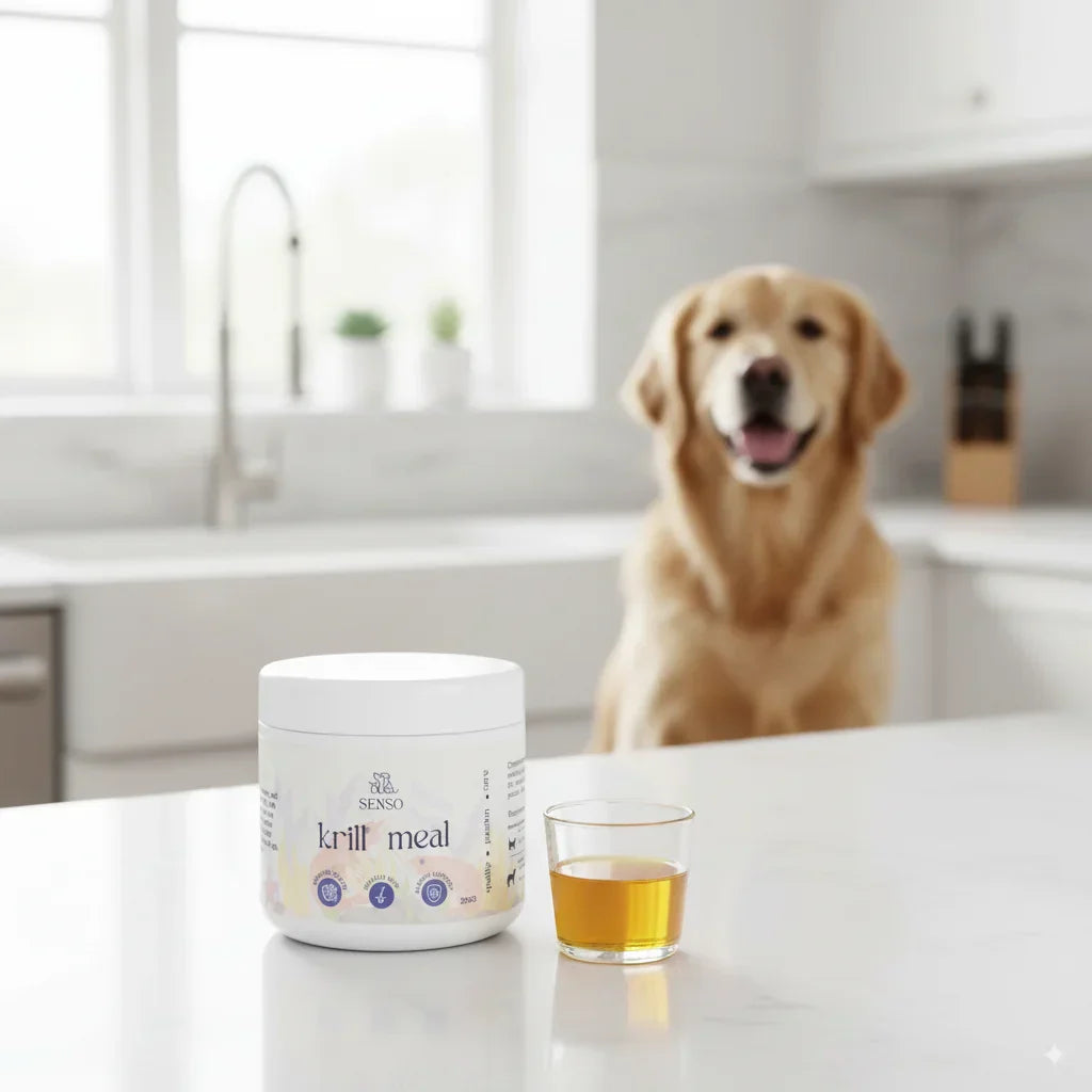 Antarctic-Krill-vs.-Fish-Oil-The-Smarter-Way-to-Supplement-Omega-3-for-Your-Dog Senso Pet