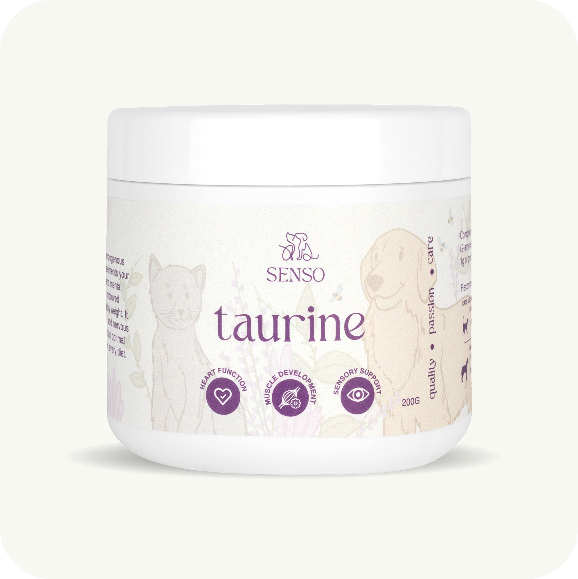 Taurine sensopet.co.uk