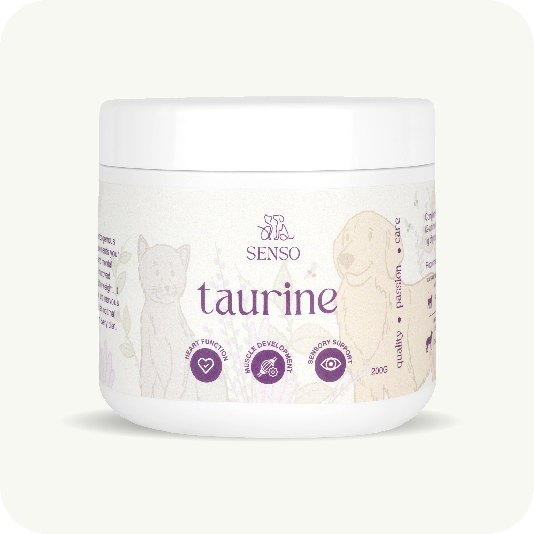 Taurine sensopet.co.uk